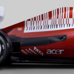 MEnsaje subliminal utilizado en un coche Ferrari