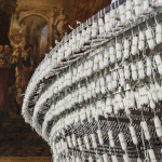 Obra "La novia" de Joana Vasconcelos en Versalles
