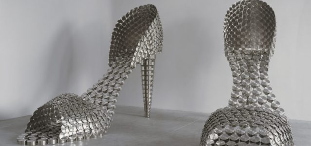 Obra "Marilyn" de Joana Vasconcelos en bilbao