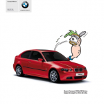 Popeye fue utilizado para una campaña de BMW