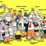 Popeye se incorporó más tarde en la tira de cómics timble theatre