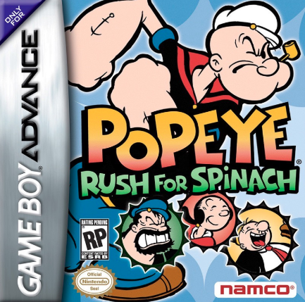 Videojuego de Popeye creado para Game Boy Advance