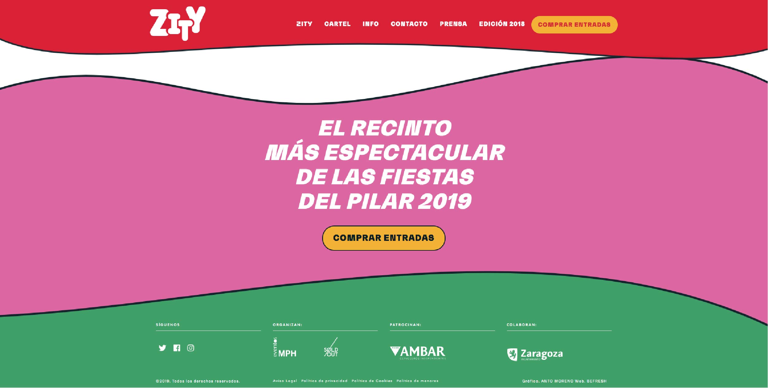 tendencias diseño web 2019 - color