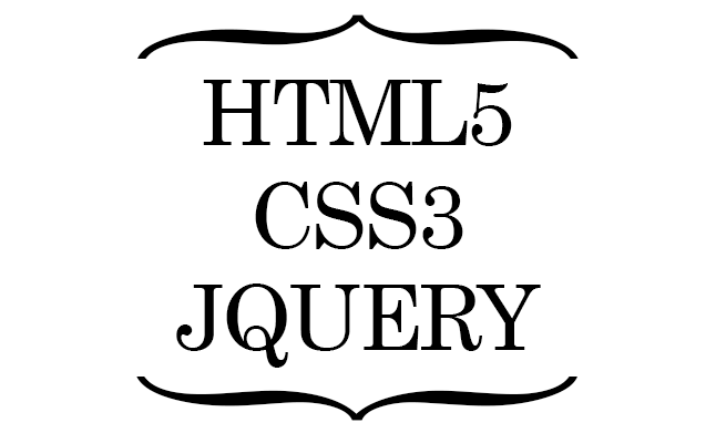 html5, css3 and jquery