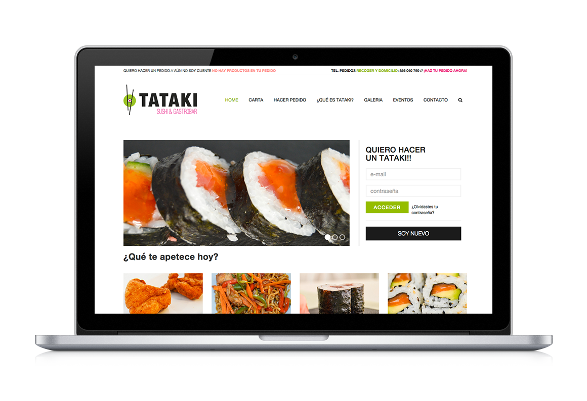 web development of Tataki