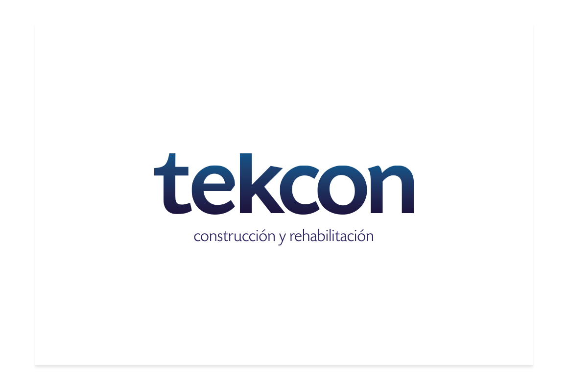 Imagen corporativa & Branding:tekcon. Construcción y rehabilitación