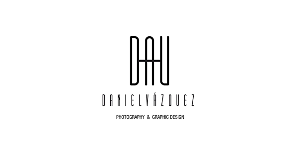 Logotype of Daniel Vázquez. Photography